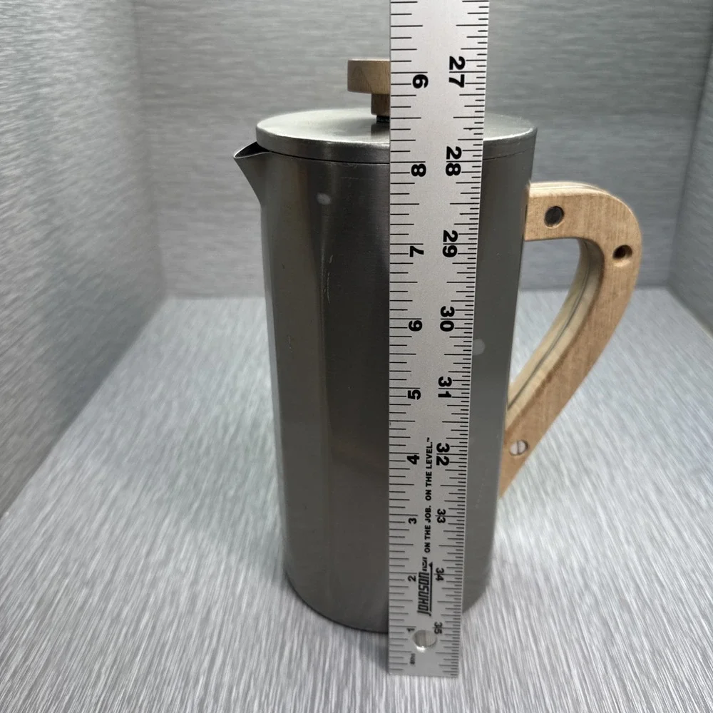 Starbucks Stainless Steel French Press 34oz‎ 1L 2015 Wood Handle Coffee Maker